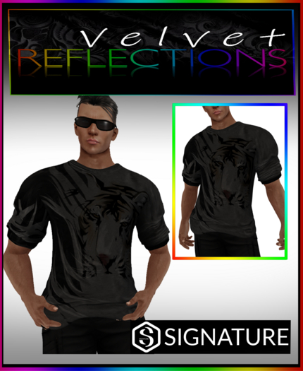 {VR} DEMO - Men's Tribal Tiger Graphic Top