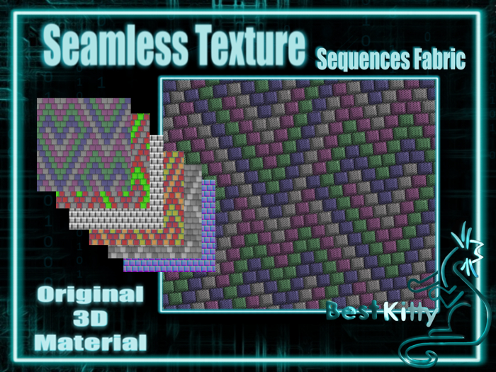 Best Kitty Seamless 3D Textures and Materials: Sequences