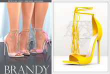 Look At Me. Brandy : Heels - Yellow