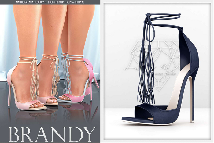 Look At Me. Brandy : Heels - Navy