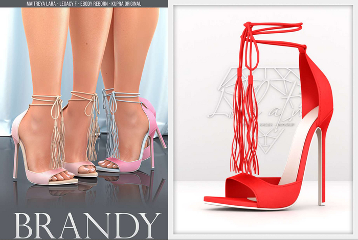 Look At Me. Brandy : Heels - Crimson