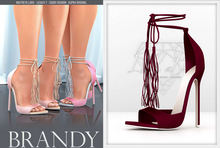 Look At Me. Brandy : Heels - Burgundy
