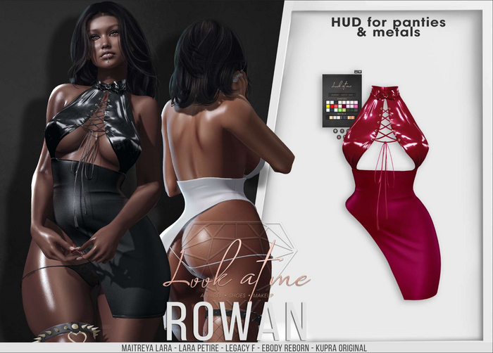 Look At Me. Rowan : Burgundy