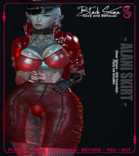 ! Black Swan ! Alani Skirt - Red