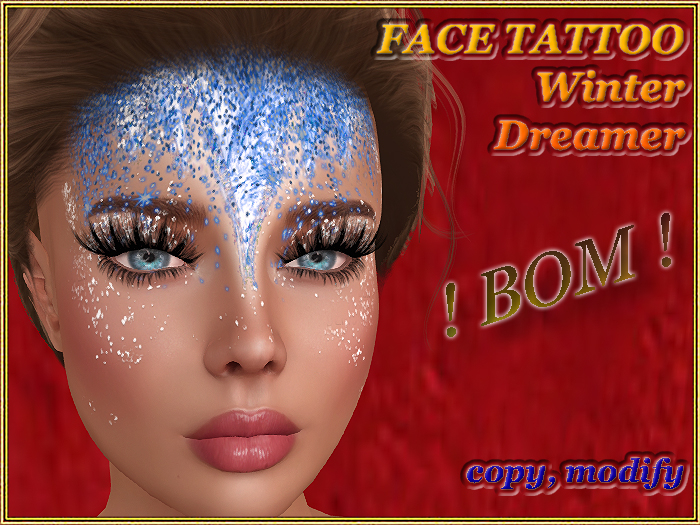 FACE TATTOO - Winter Dreamer (copy, modify)