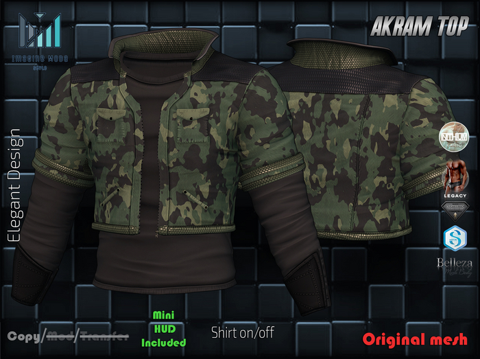 Akram Top -Camo- Aesthetic, Davis, Gianni, Jake, Legacy M, Kario, Slink -Imagine-