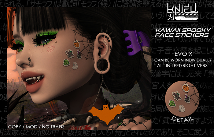 KNIFU. Kawaii Spooky Stickers (EvoX) DEMO