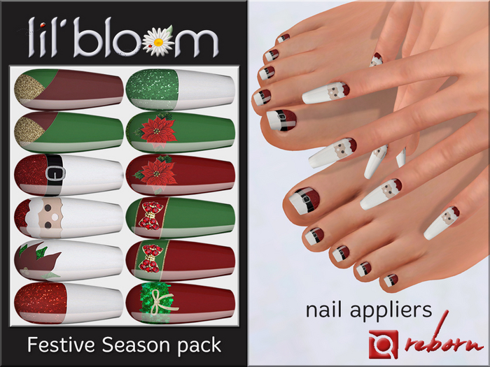  {LB} eBODY - REBORN nail HUD::Festive Season
