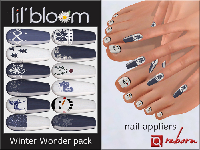{LB} eBODY - REBORN nail HUD::Winter Wonder