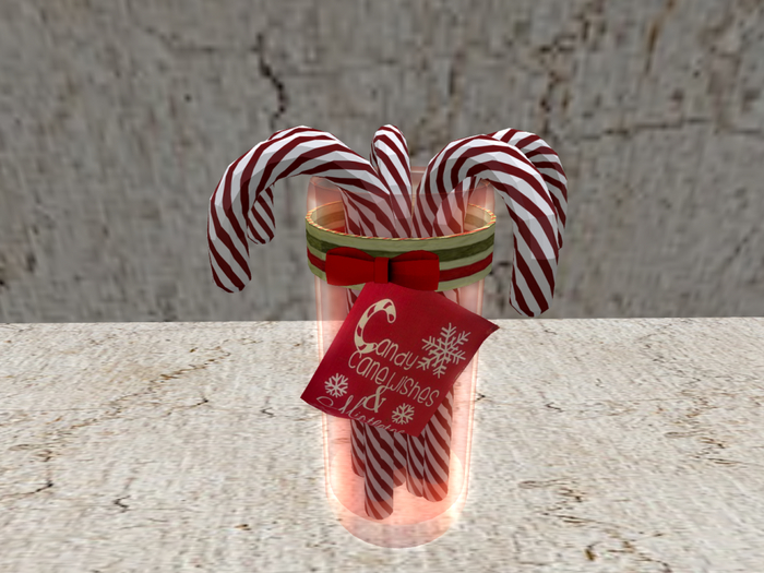 DFS Candy Cane Jar Mint