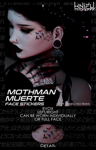 KNIFU. Mothman Muerte Stickers (EvoX) DEMO