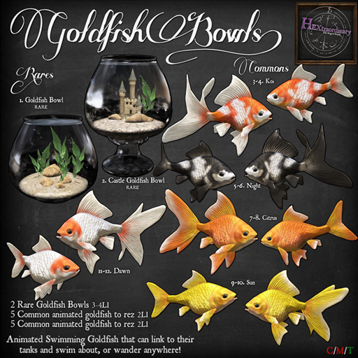 5. *HEXtraordinary* Fantail Goldfish - Night