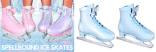 Spoiled - Spellbound Ice Skates Baby Blue *Updated* for LaraX,Reborn,Erika,GenX & More