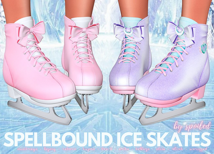 Spoiled - Spellbound Ice Skates Fatpack / Optional AO & 70+ Color HUD Included!