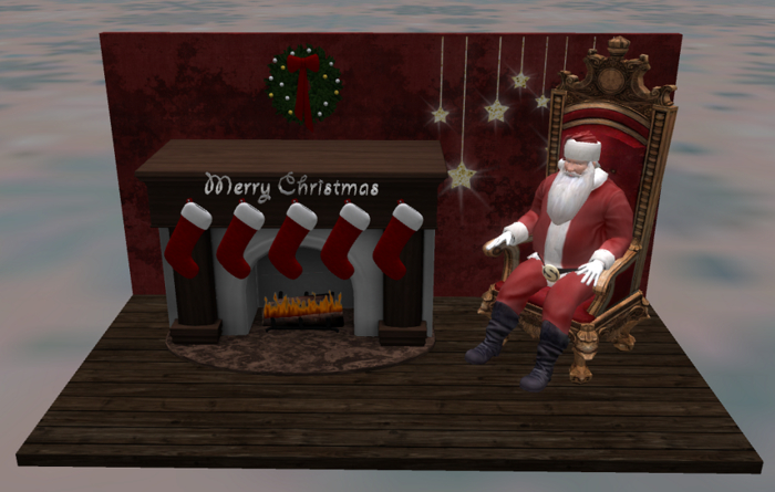 Santas Livingroom Tabledeko 