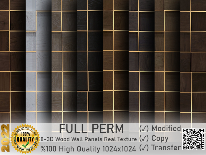 -Kb- 8-3D Cobble Wood Wall Panels Real Texture BOX