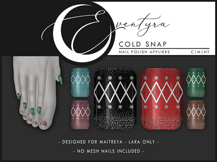 Eventyra - Maitreya Nail HUD - Cold Snap