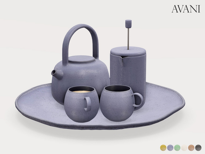 Avani Filou Collection Stoneware Serving Collection, All