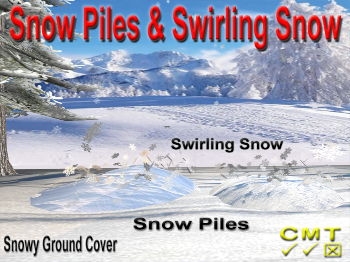 Snow Piles & Swirling Snow