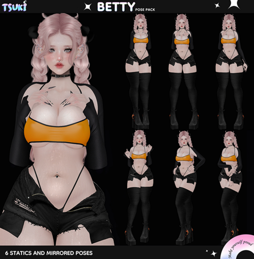 Tsuki // Betty Poses and Anims Pack