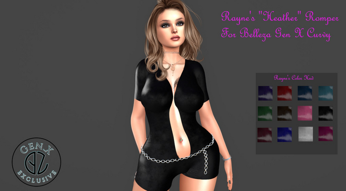 Rayne's "Heather" Romper (Gen X Curvy) 