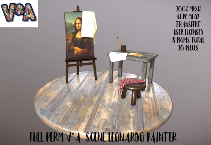 FULL PERM V*A  SCENE LEONARDO PAINTER