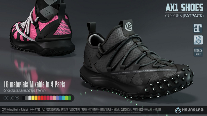 AX1 SNEAKERS (FATPACK) [Neurolab Inc.]