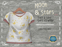 =LB= Moons & Starts Pink Shirt - LB