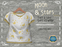 =LB= Moons & Starts Yellow Shirt - LB