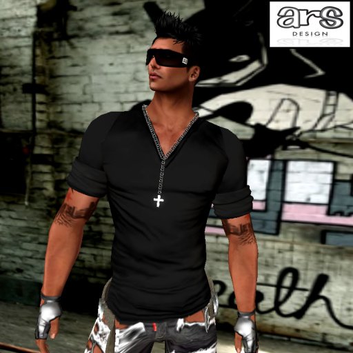 Ars design black tshirt