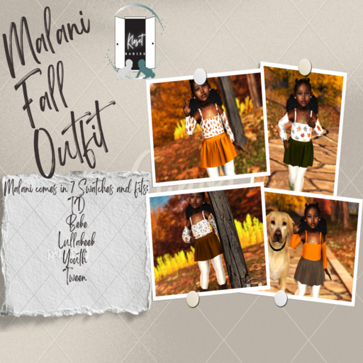 ~KB~ Malani Fall Orange Leaves