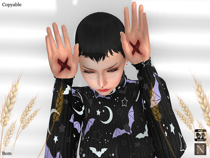 [Nerium] Hand Tattoo - Stigmata (bom)