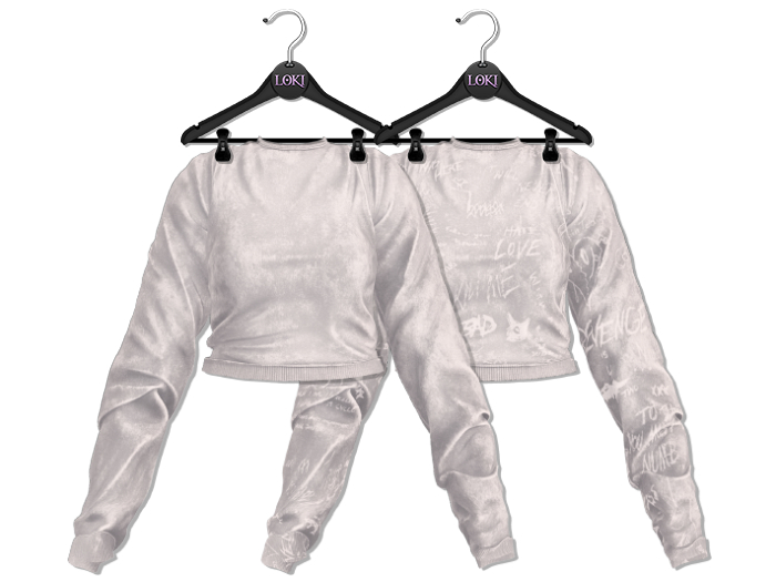 Loki - Blake Washed Sweatshirt - White