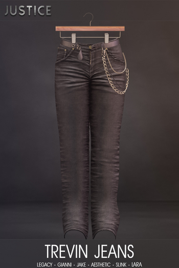 [JUSTICE] TREVIN JEANS - BLACK
