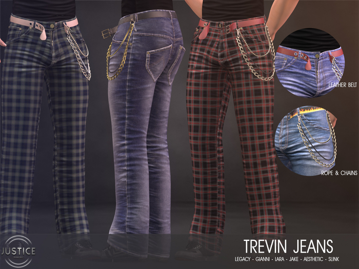 [JUSTICE] TREVIN JEANS - FATPACK