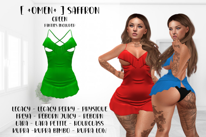 [+OMEN+] SAFFRON / GREEN