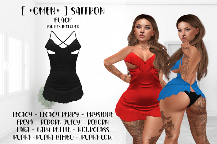 [+OMEN+] SAFFRON / BLACK