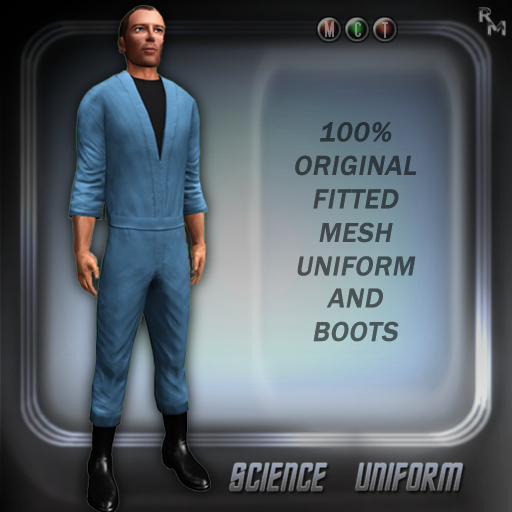 TOS Mens Tech Coveralls Science Blue - RM