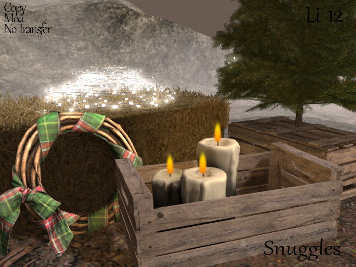 Winter Hay Stack by Snuggles Boxed