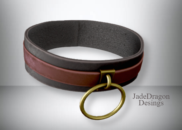 JadeDragon Designs - Leather Collar_ Fashion