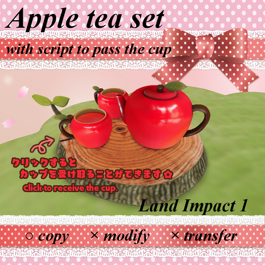 Apple tea set