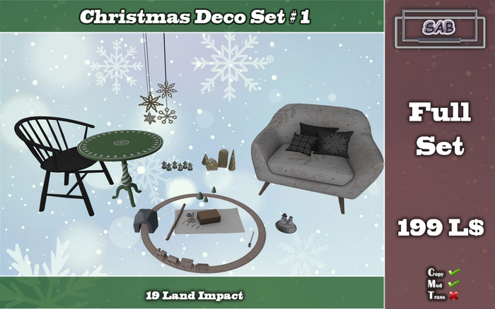 *Sab* Christmas Deco Set 1