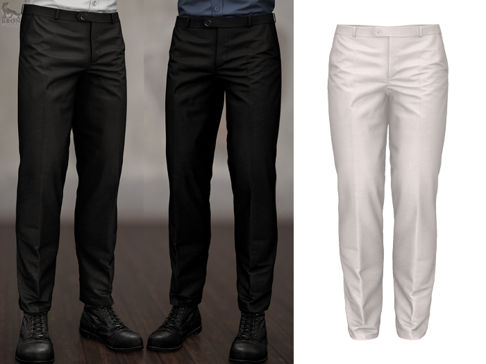 BRON - Weston Formal Pants - White 