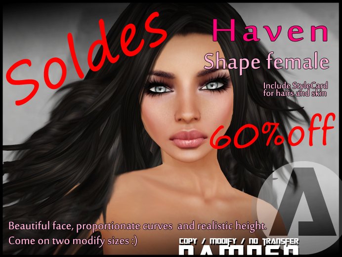 ::: SOLDES!! 60%OFF :: - DAMNED - Haven shape / MODIFY - 2 sizes
