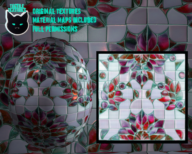 ::T:: Materials Texture: Glass Tiles (Egyptian Glass) 2