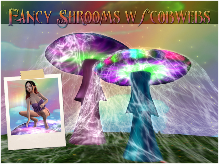 Mae Fancy Shrooms w/cobwebs (animated)