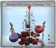 ETALON H&G - Skeleton Decorating Christmas Tree