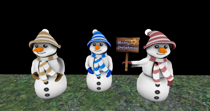 3 Snowmen pack