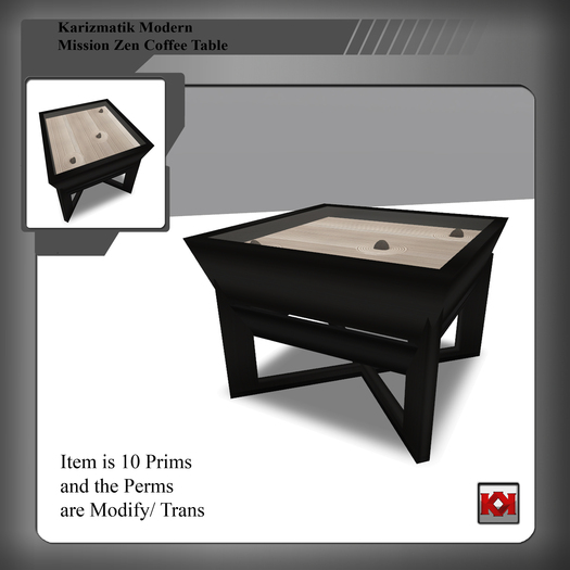 (KM) Zen Sandgarden Table