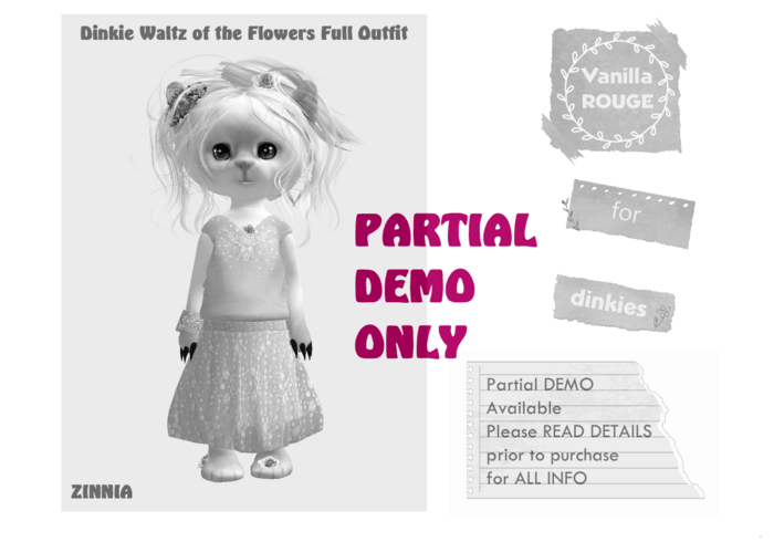 Partial DEMO Dinkie Waltz of the Flowers ZINNIA (rez)